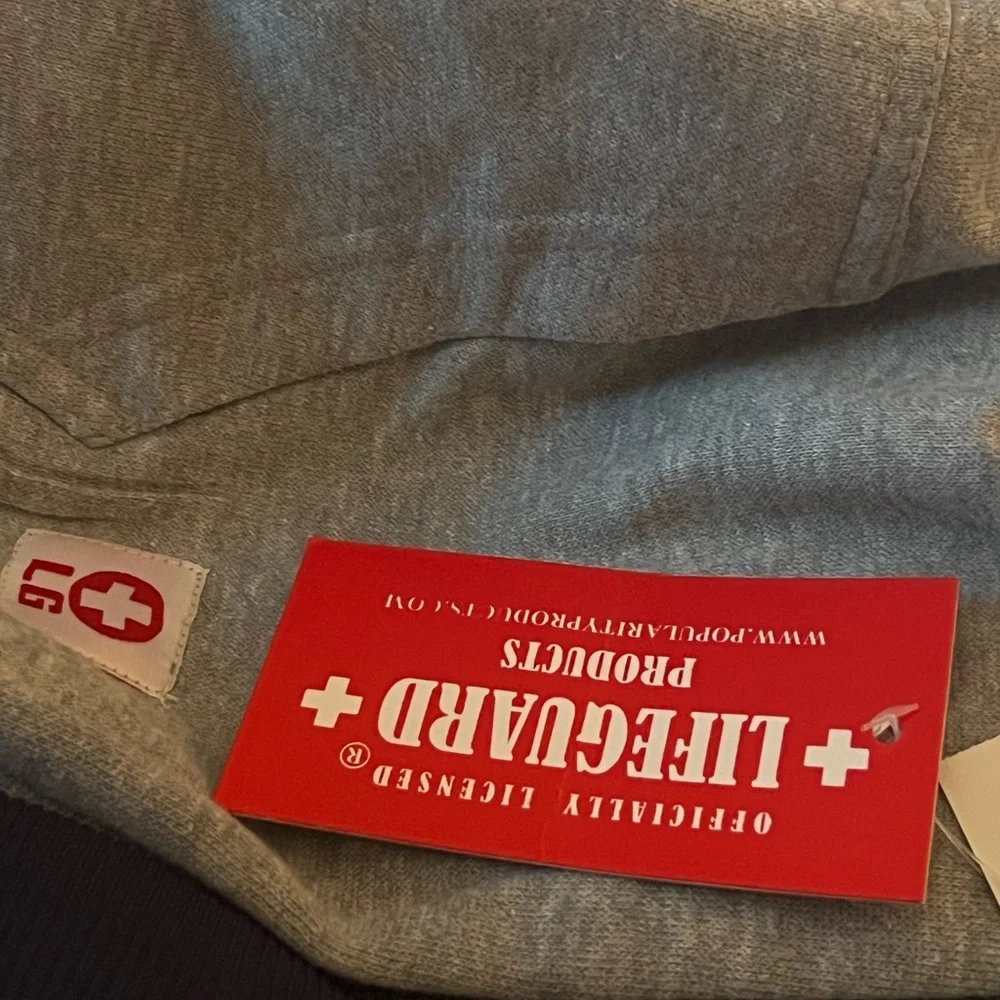 Officially Licensed LIFEGUARD brand hoodie unisex XL Grey - Picture 7 of 11